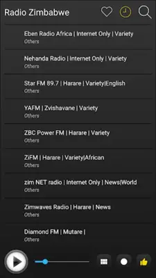 Radio Zimbabwe android App screenshot 1