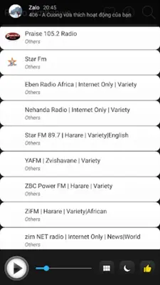 Radio Zimbabwe android App screenshot 2